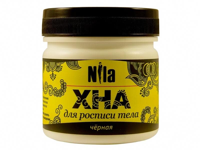 Nila Хна  для бровей и биотату черная, 100 г