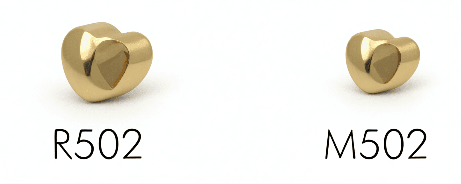 Серьги QPP™ (Малайзия)  502 Сердечки