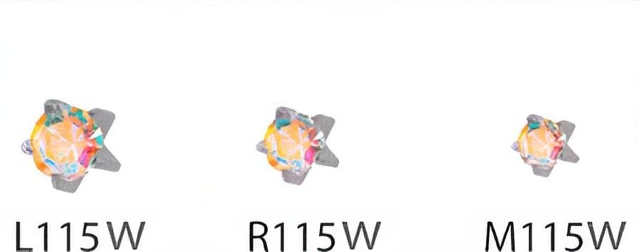 Серьги Studex 115 AB Crystal б/п