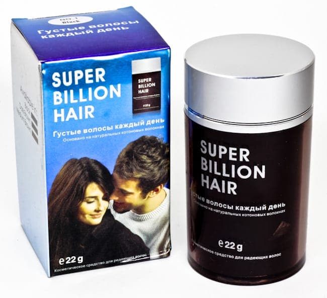 Загуститель для волос Super Billion Hair 22 гр.