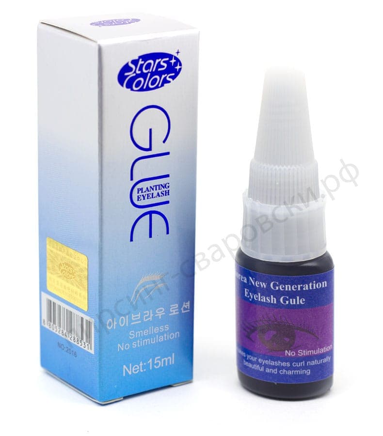 Клей-смола для ресниц  Star Colors Eyelash Glue без запаха