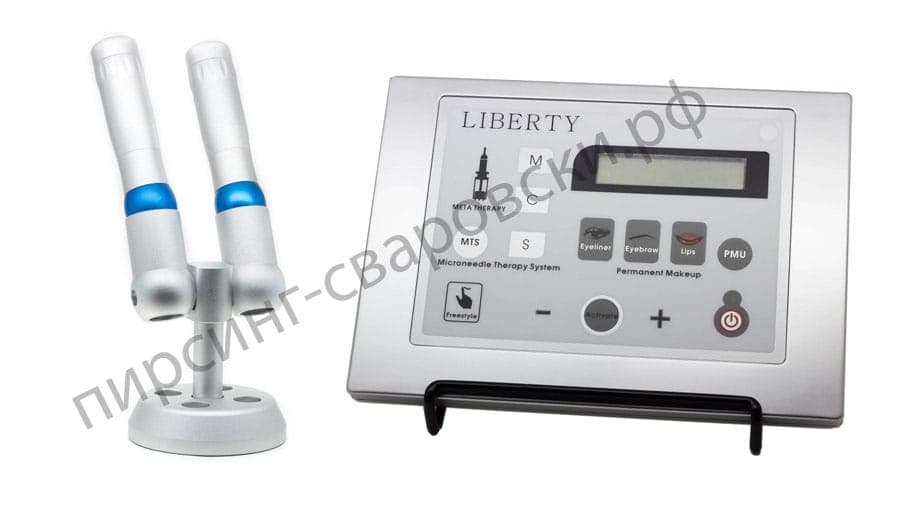 Машинка для перманентного макияжа и татуажа Liberty Pro с двумя манипулами