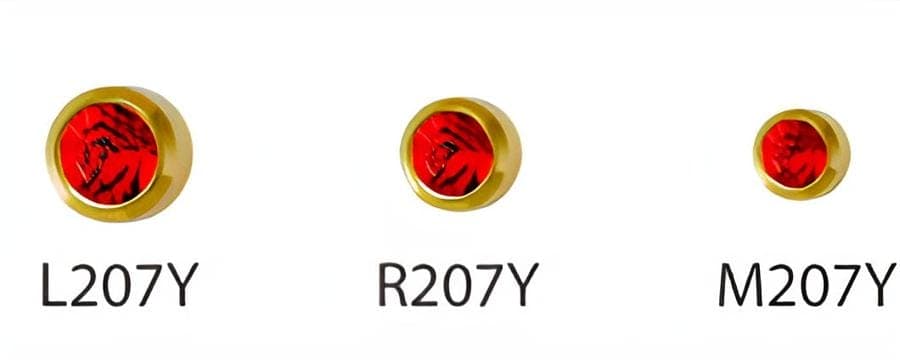 Серьги для прокола ушей QPP™ (Малайзия) 207 Ruby