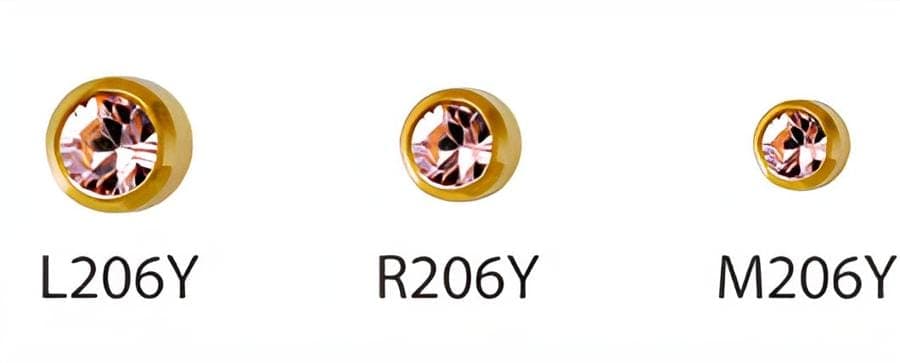 Серьги для прокола ушей QPP™ (Малайзия) 206 Alexandrite